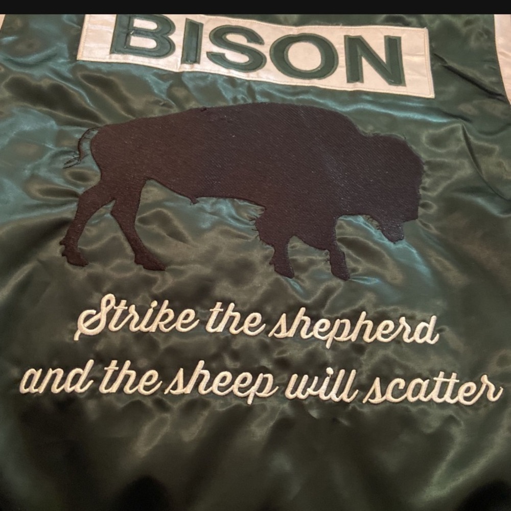 A herd of bison jacket